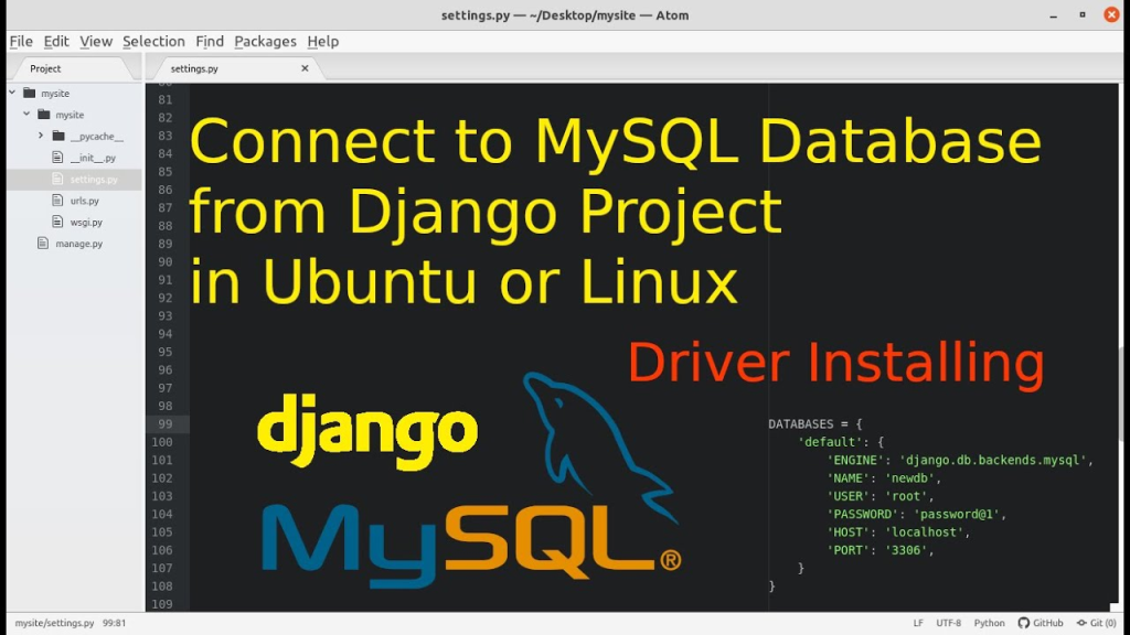 how-to-connect-mysql-database-with-django-in-ubuntu-quyasoft