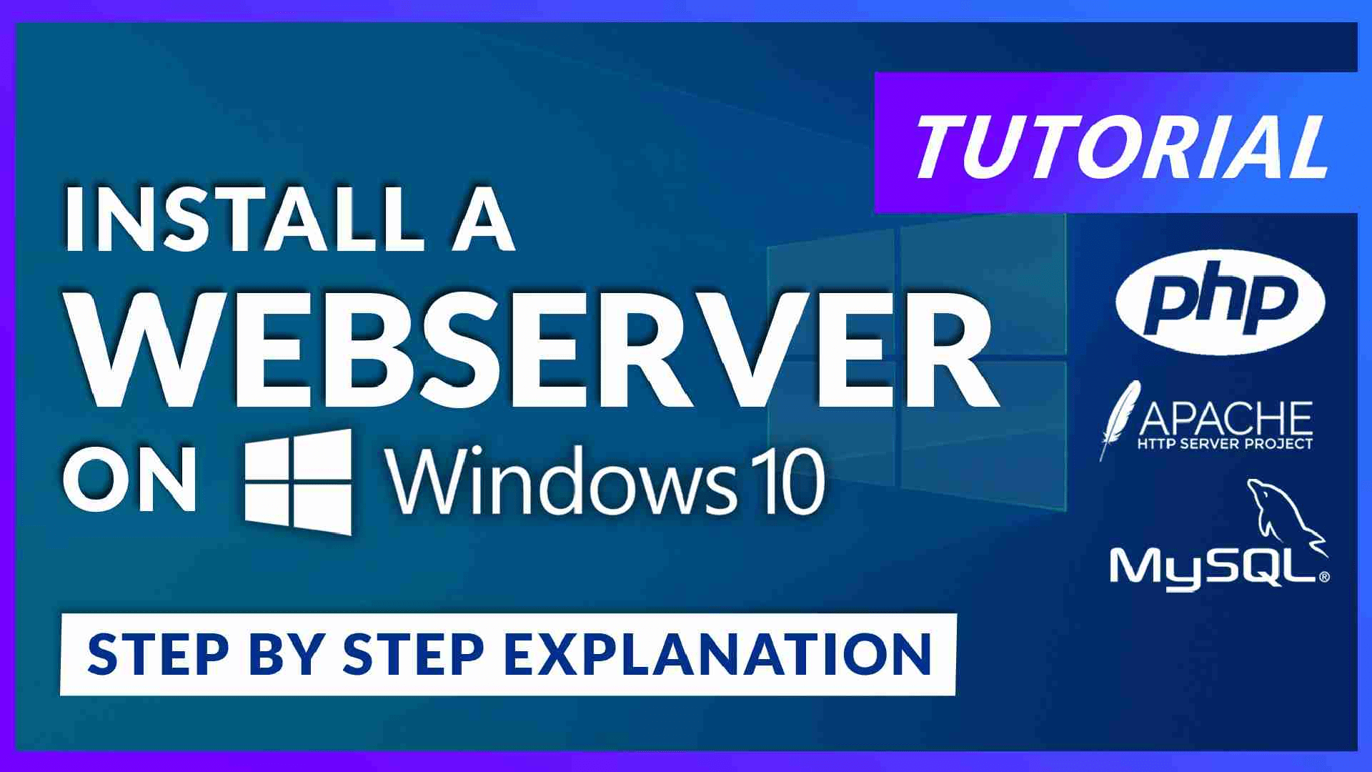 How To Create A Web Server In Windows 10 Quyasoft