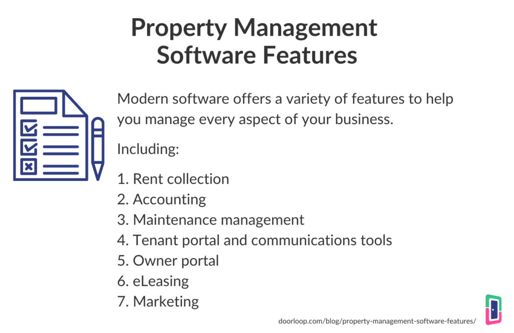 features of property management software QuyaSoft